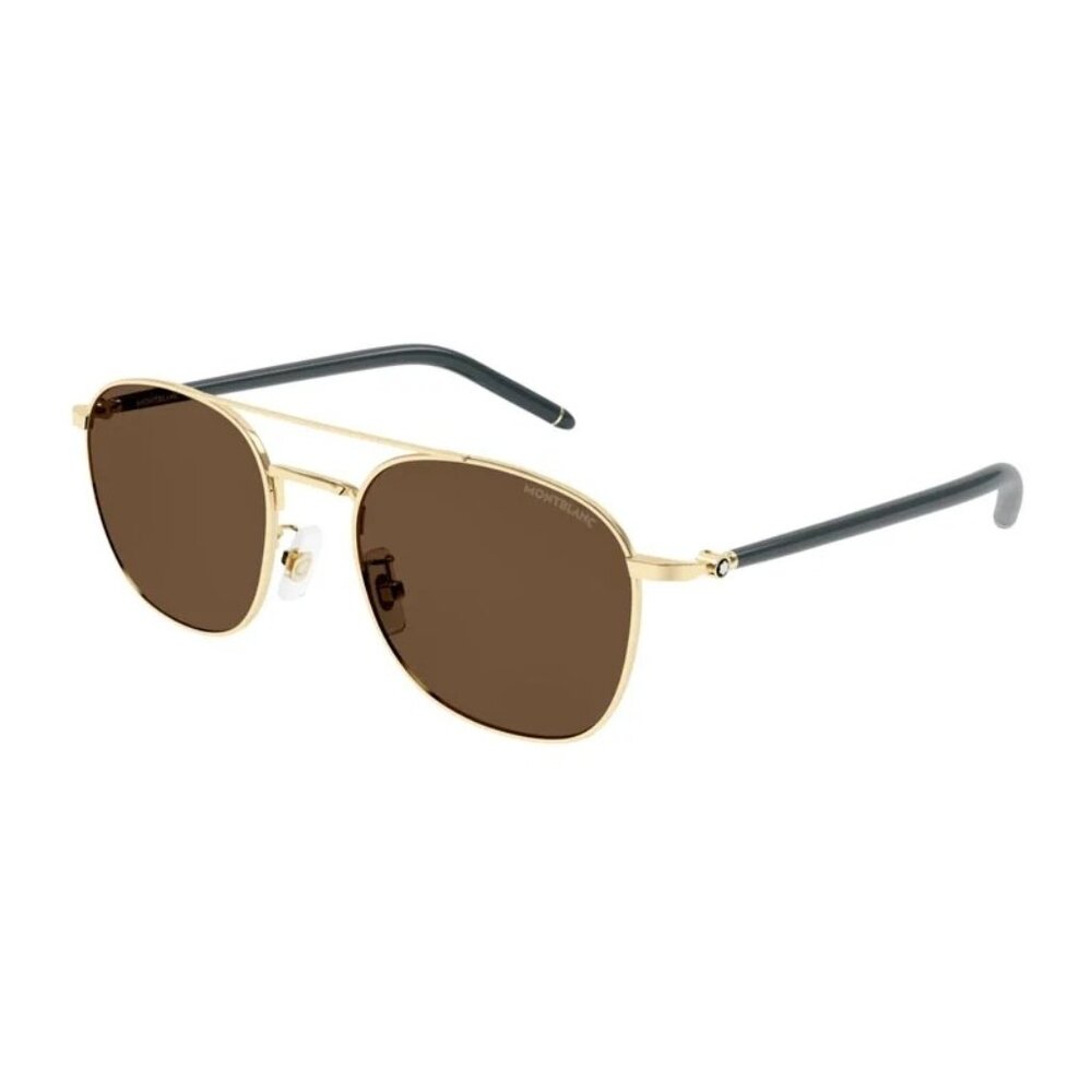 NEW  MONTBLANC SUNGLASSES GOLD MEN EYEWEAR MONTBLANC